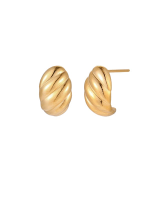 Golden Twist Studs
