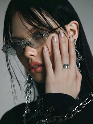 Chain Bridge Cuff Ring