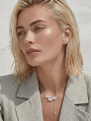 Silver Bloom Lariat