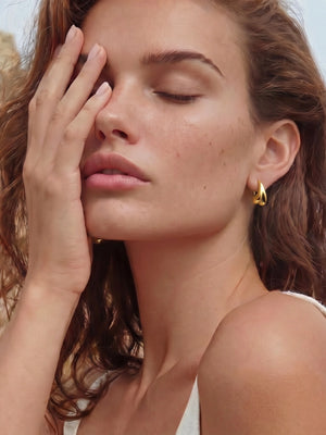 Sculpted Drop Earrings