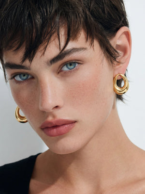 Golden Loop Studs