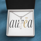 Artisan Cross Necklace with Ball Chain