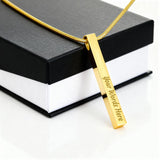 Horizontal Bar Necklace