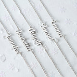 Non-Message Card Custom Name Necklace