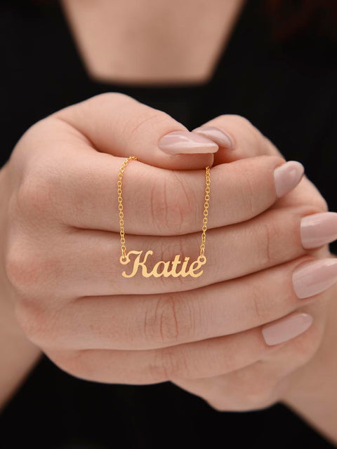 Non-Message Card Custom Name Necklace