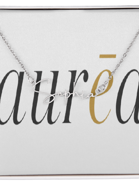 Signature Name Necklace (With MC)