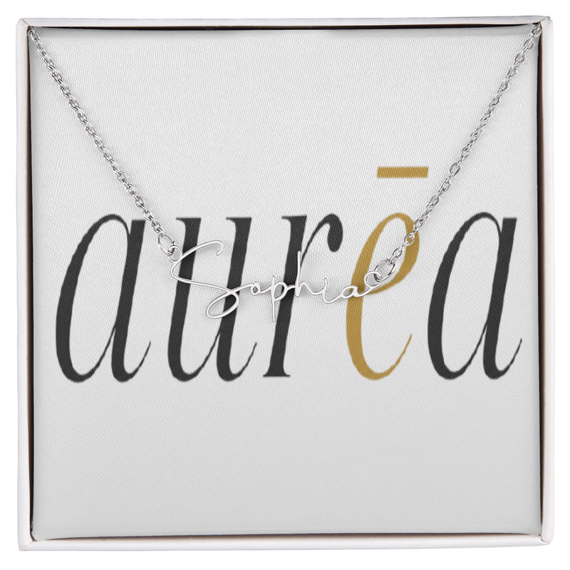 Signature Name Necklace (With MC)