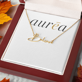 Signature Name Necklace