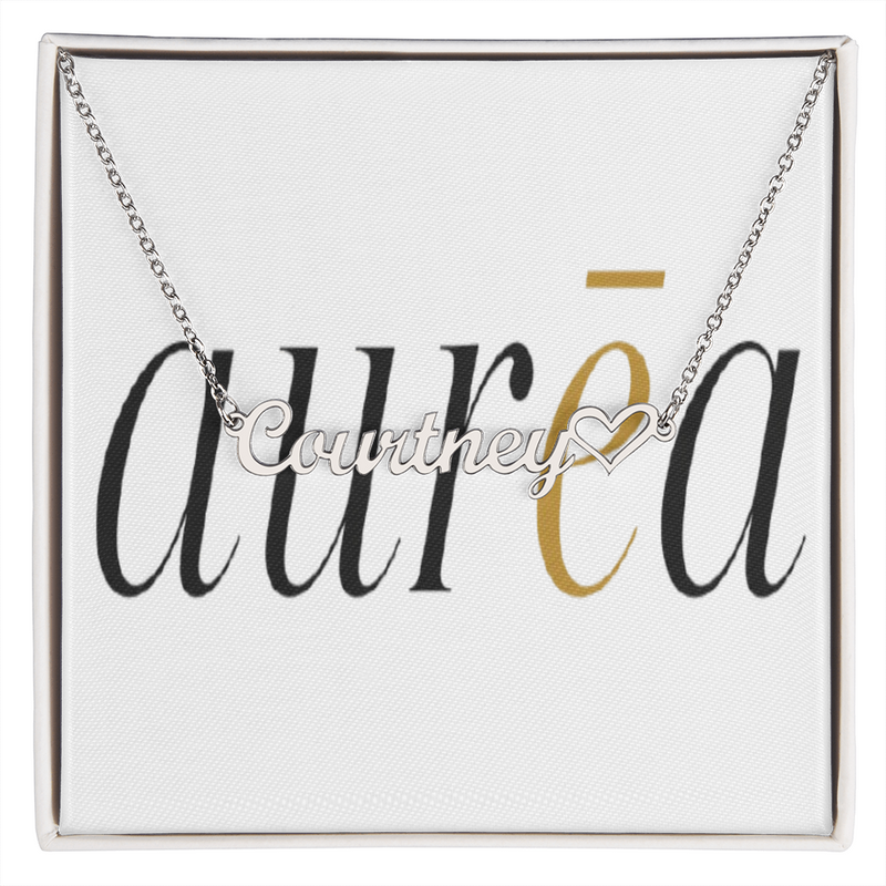 Heart Name Necklace