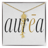 Flower Name Necklace
