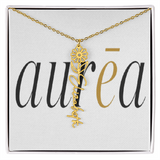 Flower Name Necklace