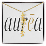 Flower Name Necklace