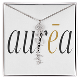 Flower Name Necklace
