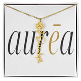 Flower Name Necklace