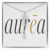 Flower Name Necklace