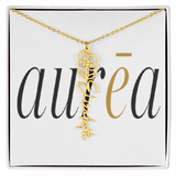 Flower Name Necklace