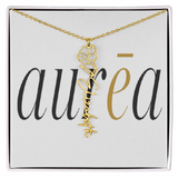 Flower Name Necklace