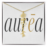Flower Name Necklace