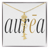 Flower Name Necklace