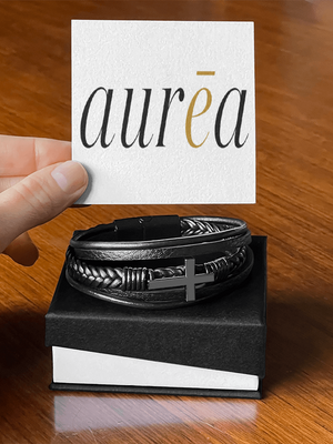 Men's Cross Bracelet