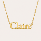 Classic Name Necklace - 24K Gold Plated