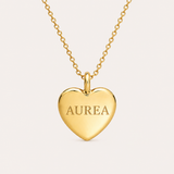 heart-pendant-with-engraving - Gold
