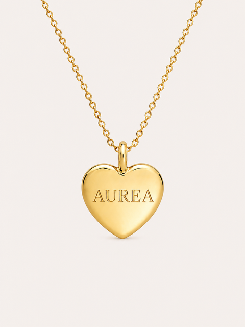 heart-pendant-with-engraving - Gold