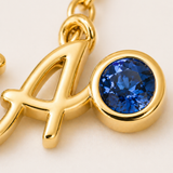 name-necklace-with-birthstone - detail