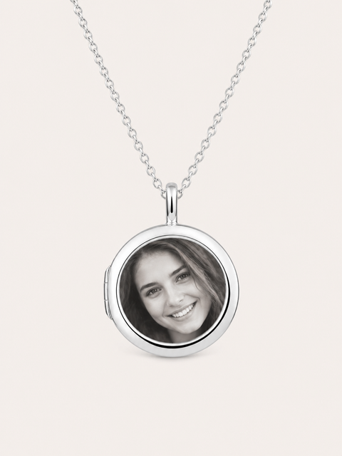 Photo Necklace - Silver