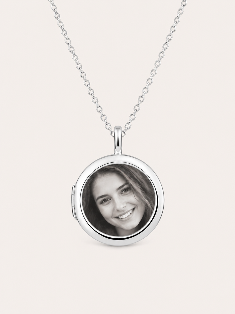 Photo Necklace - Silver