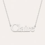 Classic Name Necklace - Sterling Silver