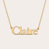 Classic Name Necklace - 14K Gold