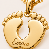 baby-feet-pendant - detail