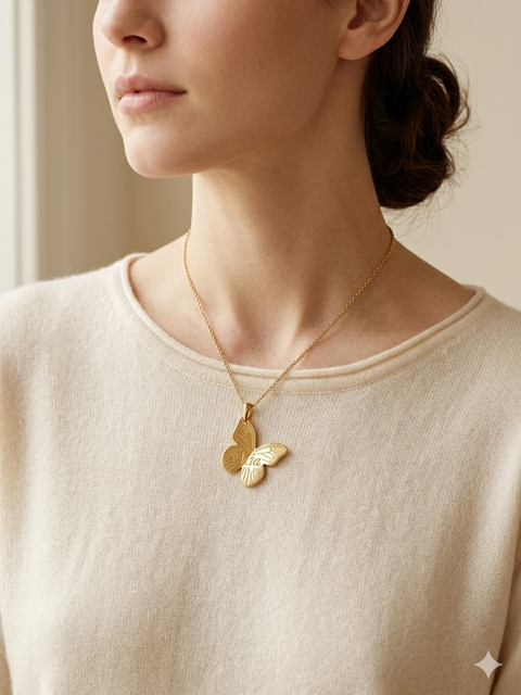 tilted-butterfly-necklace-with-name - model