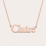 Classic Name Necklace - Rose Gold