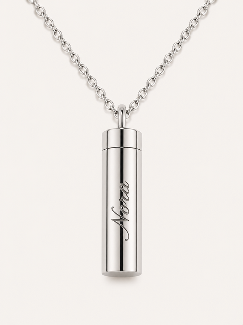 Hidden Message Necklace - Stainless Steel