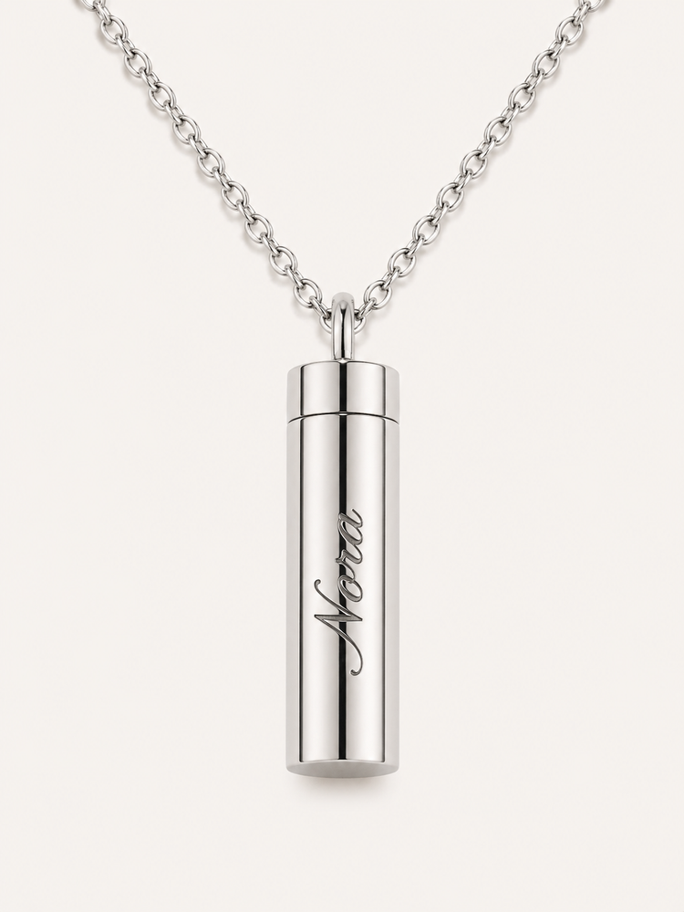 Hidden Message Necklace - Stainless Steel